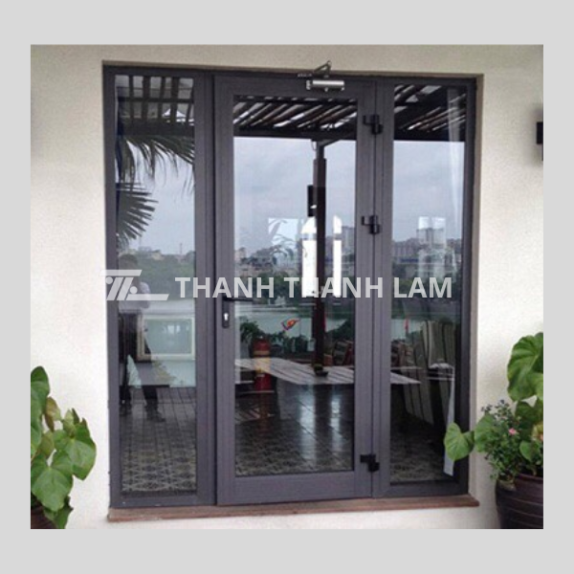 Cửa đi nhôm Xingfa 2