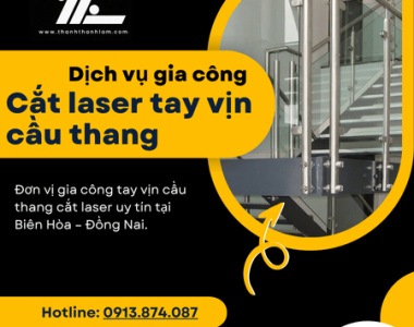 Gia công cắt laser tay vịn cầu thang