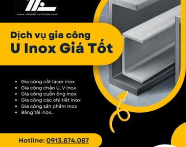 Gia công chấn U inox