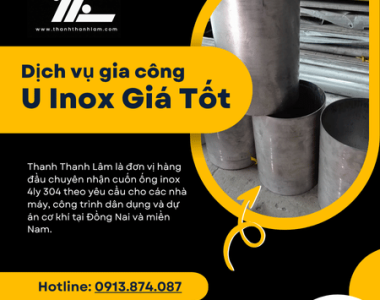 Gia công cuốn ống inox 4ly 304