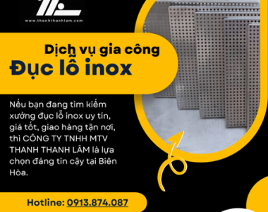 Gia công đục lỗ inox