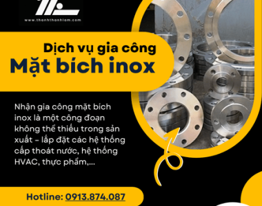 Gia công mặt bích inox