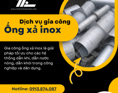 Gia công ống xả inox