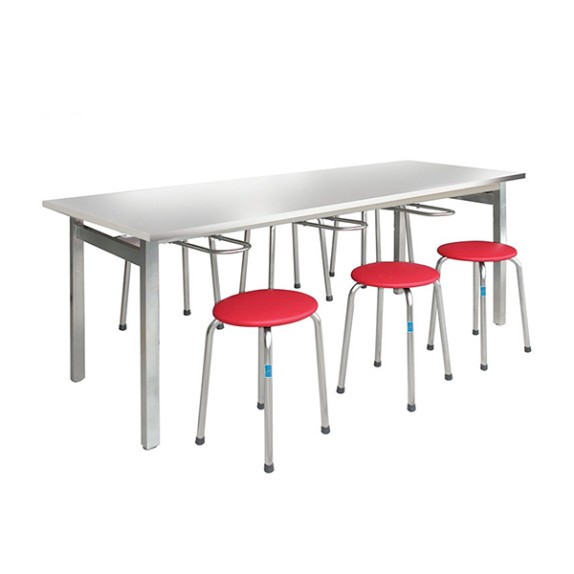 Bàn ăn công nghiệp inox