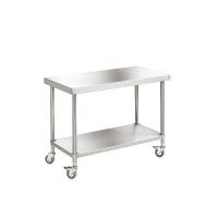 Bàn thao tác inox 2 tầng