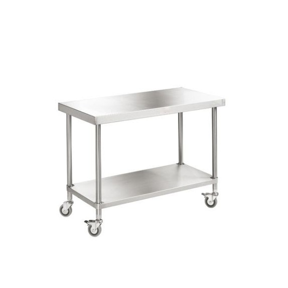 Bàn thao tác inox 2 tầng