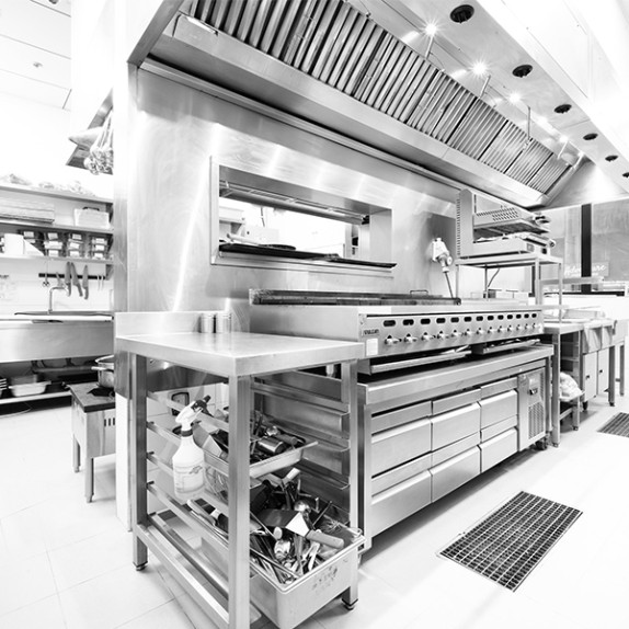 Gia công sản xuất Bếp Inox Công Nghiệp