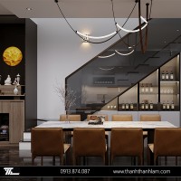Mẫu cầu thang kính đẹp