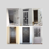 Cửa sắt pano kính