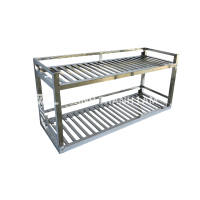 Kệ inox công nghiệp 2 tầng