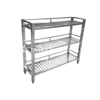 Kệ Inox Công Nghiệp 3 Tầng