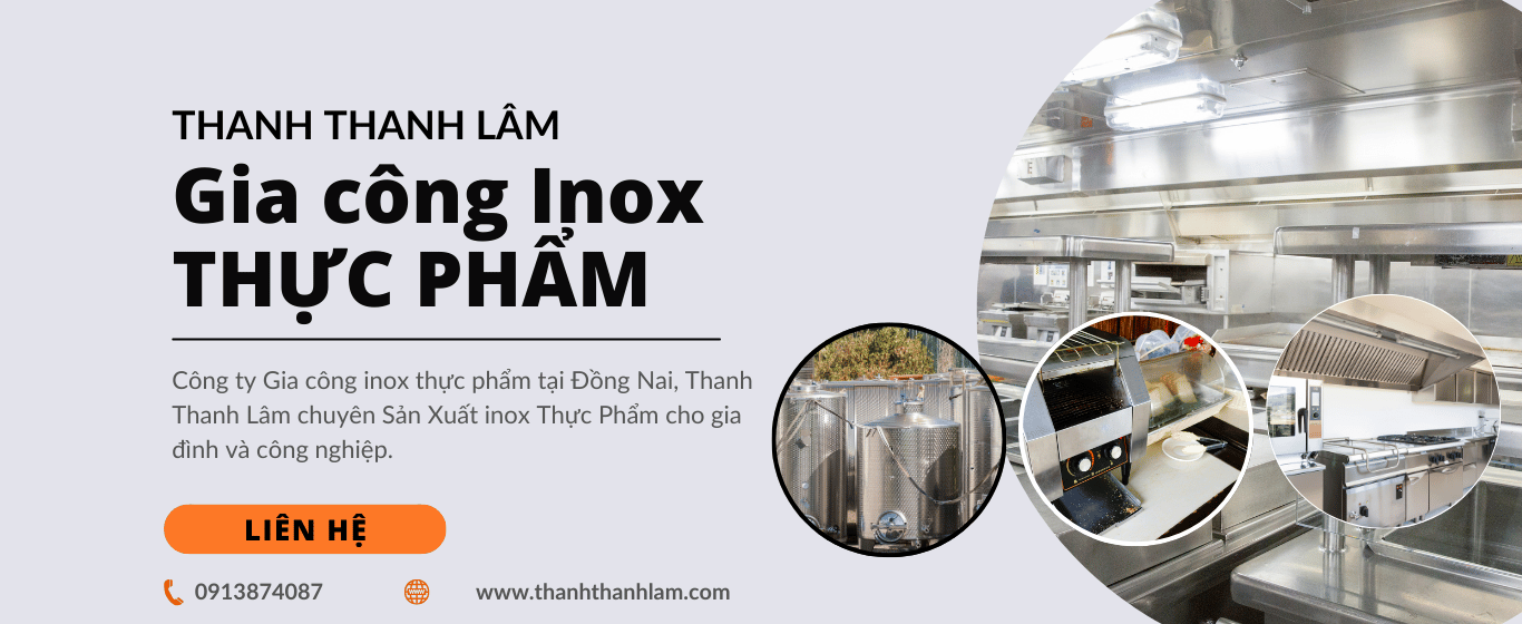 Gia công inox thực phẩm